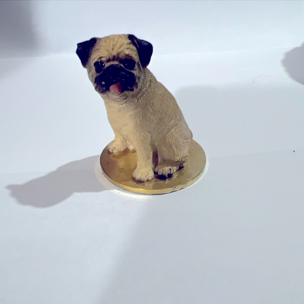 1992 Conversation Concepts DT-18A Pug, Brown; Tiny Ones